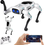 Perro robot inteligente para niños, mascota robótica de aprendizaje STEM con control remoto y aplicación, más de 30 acciones, juguete programable, regalo para niños y niñas de 6 a 12 años (compatible con iOS/Android)​