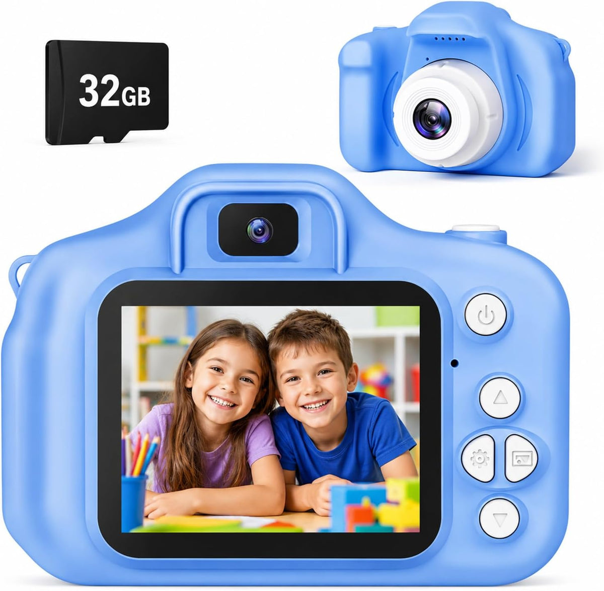 Cámara infantil para niños y niñas de 3 a 10 años, video 1080P