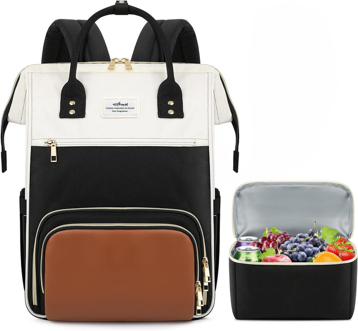 ETRONIK - Mochila de almuerzo, mochila para portátil de 17.3 pulgad...