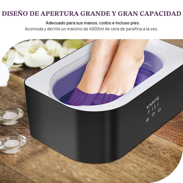 KARITE Recambios de cera de parafina, paquete de 10 bloques de perl...