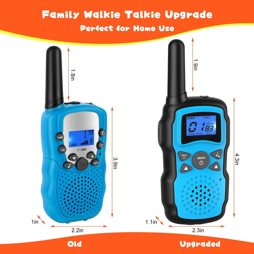 Wishouse Walkie Talkies recargables para niños y adultos de largo a...