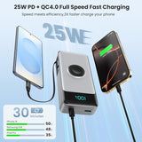 Cargador portátil 5 en 1 para iPhone, banco de energía de 40800 mAh...