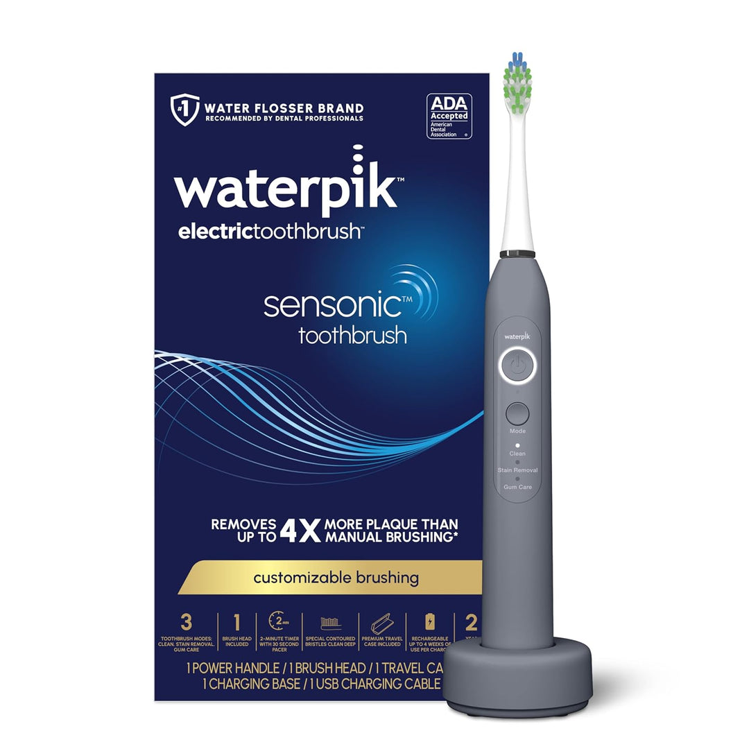 Waterpik Sensonic - Cepillo de dientes eléctrico sónico, cepillo de...