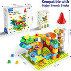 Juguete de Carrera de Mármol con Ascensor Motorizado, Kit de Laberinto de Mármol con Máquina de Movimiento Perpetuo, Juego Educativo de Construcción de Bloques de Construcción STEM, Entrenamiento de