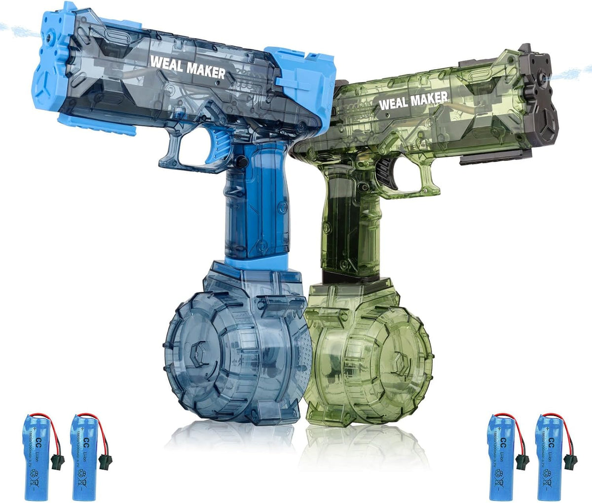 2 pistolas de agua para adultos, pistola de agua eléctrica para playa y patio trasero