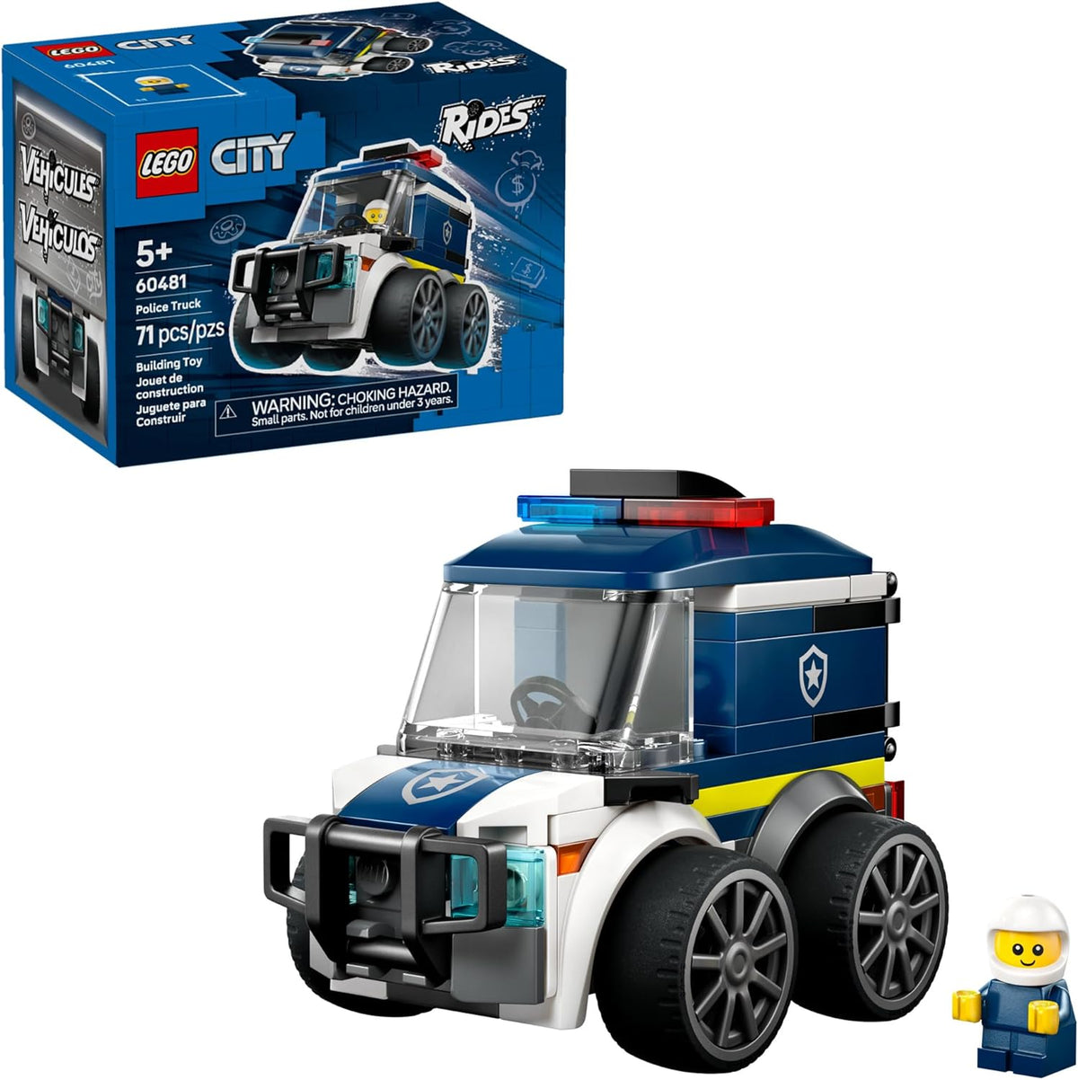 LEGO City Rides Camión de policía Kit de construcción de