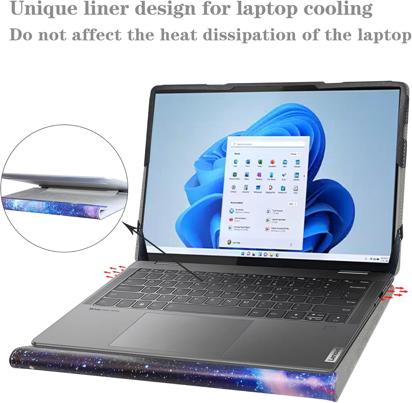 Alapmk Funda protectora para Lenovo Yoga 9i 2 en 1 Aura Edition 14...