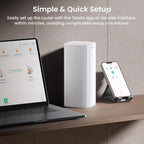 Tenda AX3000 WiFi 6 Mesh System Nova MX12 - Cobertura WiFi de malla para todo el hogar de hasta 7,000 pies cuadrados, red WiFi de malla de doble banda para más de 160 dispositivos, rápida y estable, reemplaza al enrutador inalámbrico (paquete de 3)
