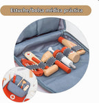 UMU® Mini kit médico de madera para niños – 14 piezas de juego médico para niños pequeños con estetoscopio, jeringa, bolsa de médico, manguito de presión arterial y más – juego de simulación para niños y niñas de 3, 4, 5, 6 años