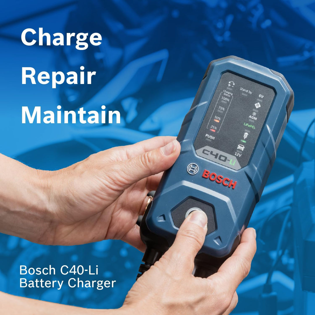 Bosch C40-Li: Cargador de batería de próxima generación de 5A 6V\/1...