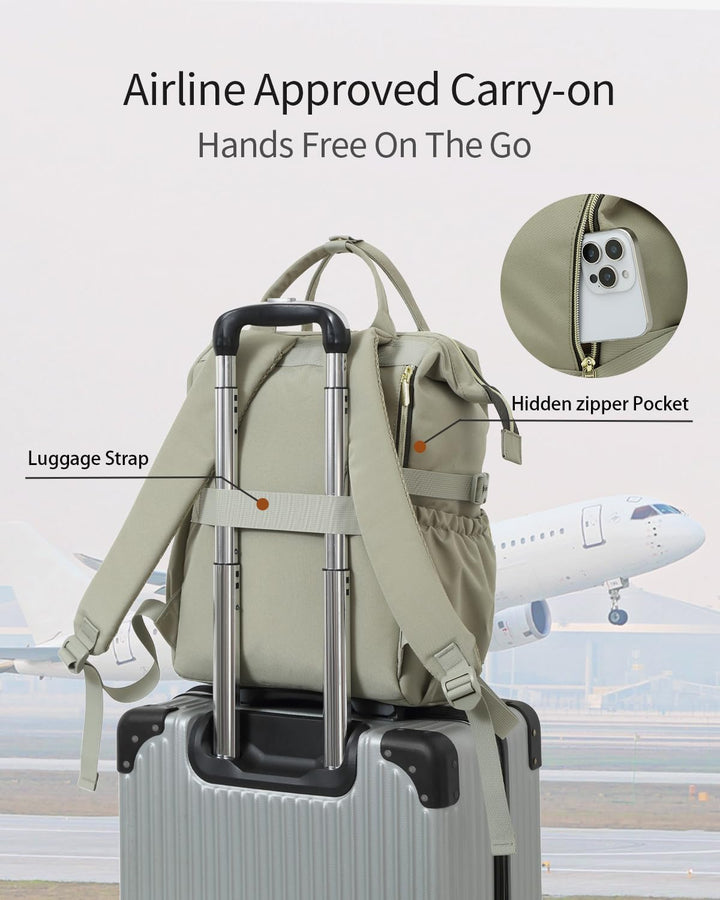 VANKANY Bolsa de libros para mujer, mochila para laptop, bolsas de...