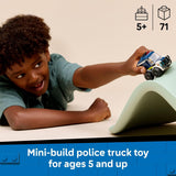 LEGO City Rides Camión de policía Kit de construcción de
