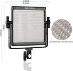 GVM - Luz de video LED 560, 3 paquetes de iluminación de fotografía...