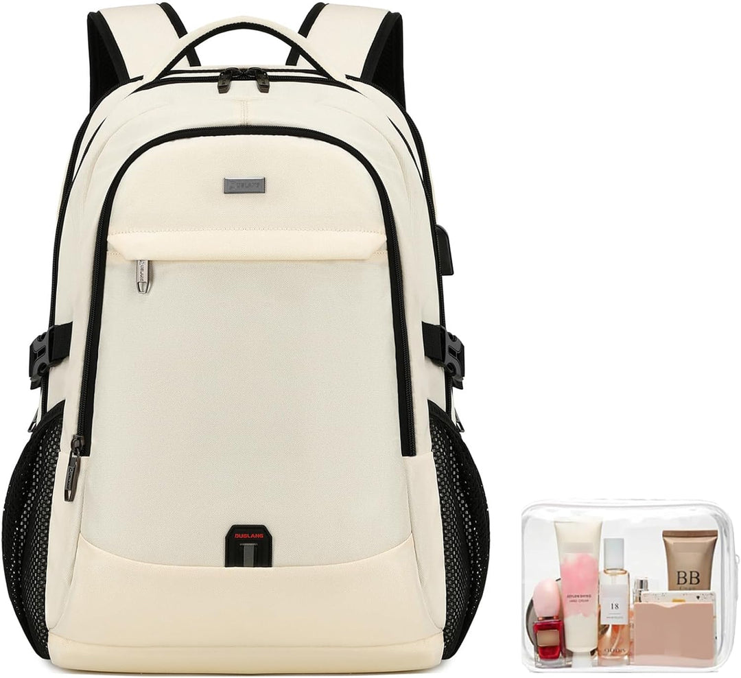 DUSLANG Mochila para portátil para viajes, resistente al agua, moch...