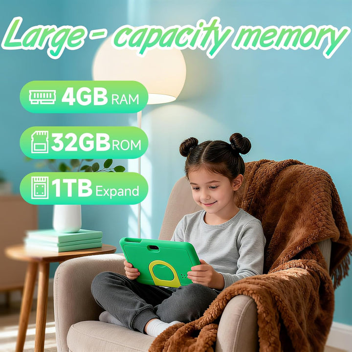 Tablet para niños, tableta Android de 7 pulgadas para niños, 4GB RA...
