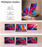 FOPO Extensor de pantalla para laptop de 16 pulgadas, monitor cuádr...