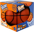 Rzkipdy Balón de baloncesto silencioso tamaño 5 (27.5") – Sin vacío en el envío - 2025 Balón de espuma suave sin aire de sonido silencioso para regate silencioso y entrenamiento en interiores