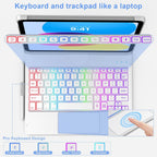 CC Store Funda táctil para iPad A16 de 11ª y 10ª generación con teclado