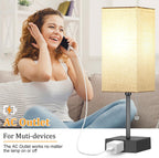Lámpara Lámpara de mesita de noche de 15 '' para dormitorio Pequeñas lámparas de luz de noche para mesita de noche