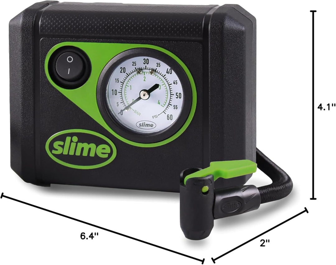 Slime 40059 Inflador de neumáticos, Junior, Compacto, Potente, Comp...