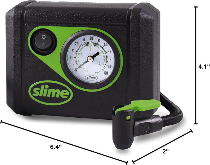 Slime 40059 Inflador de neumáticos, Junior, Compacto, Potente, Comp...