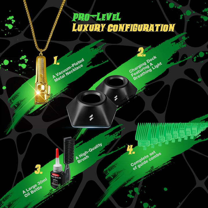 SUPRENT FANGS - Cortadora de pelo profesional con motor vectorial d...