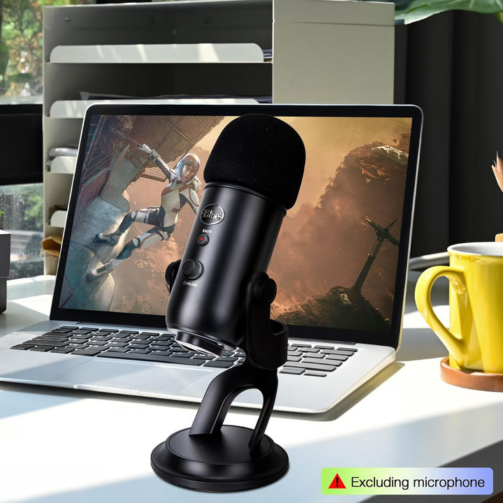 Protector de parabrisas y espuma para Blue Yeti, micrófono de conde...