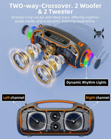 VUOPAX Altavoces Bluetooth portátiles inalámbricos de mejora, sonid...