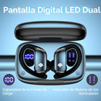 Auriculares inalámbricos bmani, auriculares Bluetooth con 80 horas...