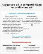 Estación de acoplamiento para MacBook Monitor dual 4K@60Hz para MacBook Pro