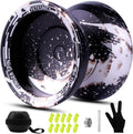 FETESNICE Yoyo profesional Yoyo de mariposa Y26 - Yoyo giratorio de dedo de doble modo receptivo/no responde, para niños, adultos y jugadores de competencia | Yoyo profesional con 10 cuerdas + estuche