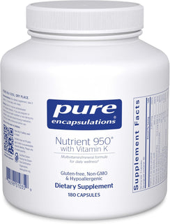 Pure Encapsulations Nutrient 950 con vitamina K 180's - Supleme...