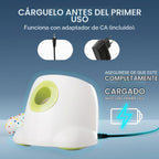 All for Paws - Lanzador automático de bolas para perros, juguete interactivo al aire libre para perros medianos a grandes, máquina lanzadora de bolas recargable para perros