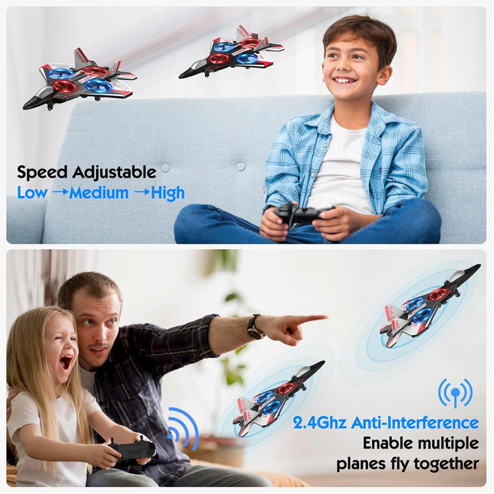Sucpeii Avión RC, avión de control remoto de espuma, dron para niño...