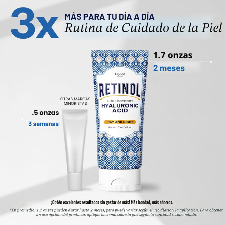 LilyAna Naturals Crema Facial Anti-Edad con Retinol para Mujeres \u...