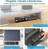OMOTON LA10 - Soporte giratorio para portátil de 360°, plegable par...