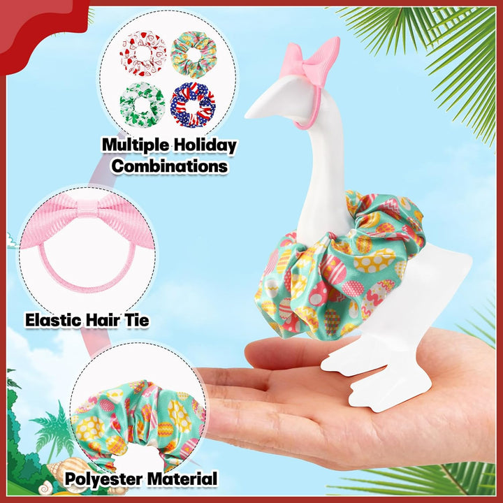 BOARDFEB Mini Desk Goose Outfits 4 Packs Holiday Desk