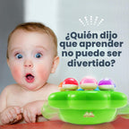 BEST LEARNING Jardín de hongos - Juguetes interactivos educativos con luces para niños pequeños de 1 a 3 años - Colores, números, juegos y música para niños - Ideal como regalo de cumpleaños para