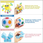 76 piezas Juego de juguetes sensoriales para aliviar el estrés, paquete antiansiedad, juguetes sensoriales para niños y adultos, paquetes de juguetes para manos inquietas con mochi esponjoso, bola