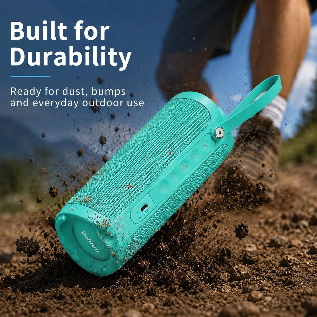 Bobtot Altavoz Bluetooth portátil, IPX6 impermeable con graves inte...
