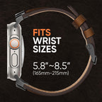 Suitisbest Correa de cuero compatible para Apple Watch Ultra Banda de 49 mm 46 mm 45 mm 44 mm 42 mm 41 mm 40 mm, correa de repuesto de cuero genuino para iWatch series 11 10 9 8 7 6 5 4 3 2 1, SE 3 2