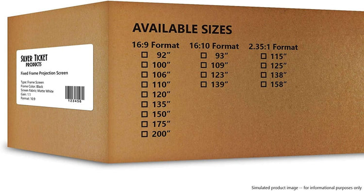 Productos Silver Ticket - Serie STR de 6 piezas, pantalla de proyec...