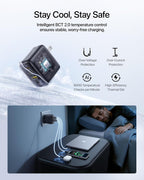 Baseus Enerfill - Cargador USB C de 70 W, bloque de carga rápida con