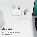 Plugable, USBC-MD103, hub USB 2.0, alimentado