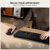 PHILIPS SPK7628 - Mouse ergonómico \u2013 Ratón vertical con 800\/1...