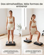 StrongTek 2-en-1 Almohadilla de Equilibrio de Espuma y Rodillera, tallas de 15,8 o 19 pulg.