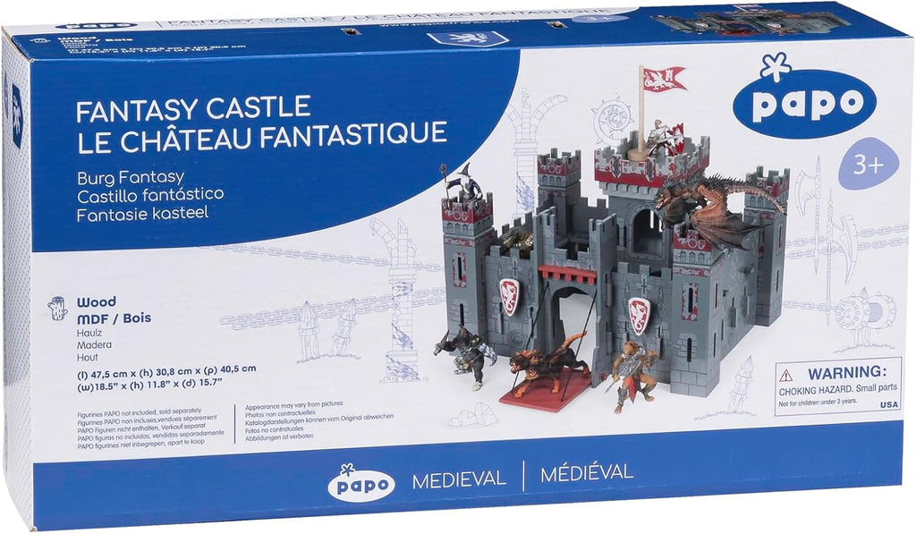 Papo Fantasy Castle Scenery Toy - Colección medieval, niños a partir de 3