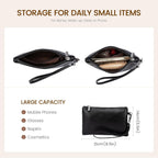 LOVEVOOK - Bolsa de mano para laptop para mujer, bolsa de trabajo profesional de 17.3 pulgadas con embrague a juego, bolsa de cuero vintage impermeable para computadora, oficina, viajes de negocios y uso diario, regalo para mujeres