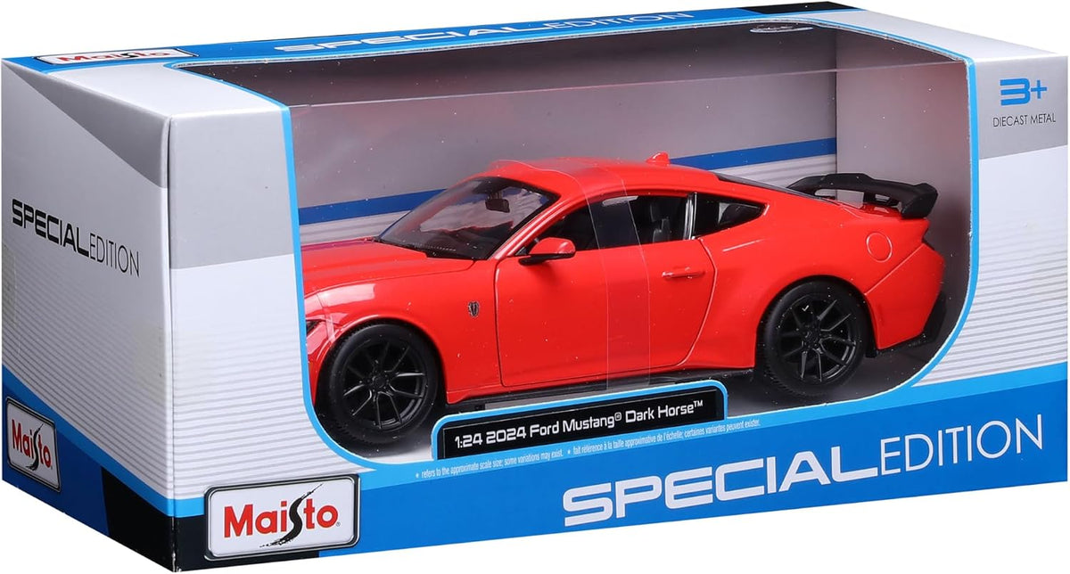 Maisto 1:24 Edición Especial 2024 Ford Mustang Darkhorse, Azul Vapor