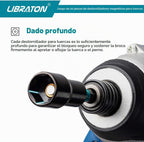 LIBRATON Juego de 20 Piezas de Destornilladores de Tuerca Magnéticos, Juego de Puntas para Taladro de Percusión 1/4"